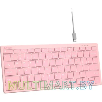 Клавиатура A4Tech Fstyler FBX51C (розовый) картинка 4